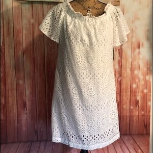 NWT a.n.a eyelet dress